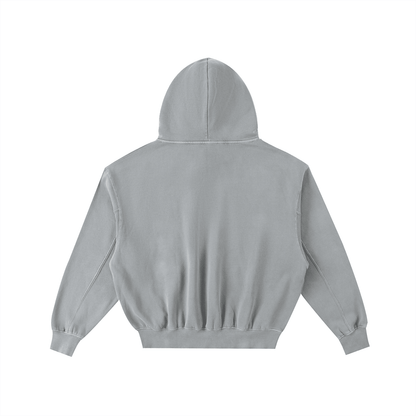 NWRLD CLEAN / Frayed Enzyme Washed Hoodie - NWRLD CLOTHING