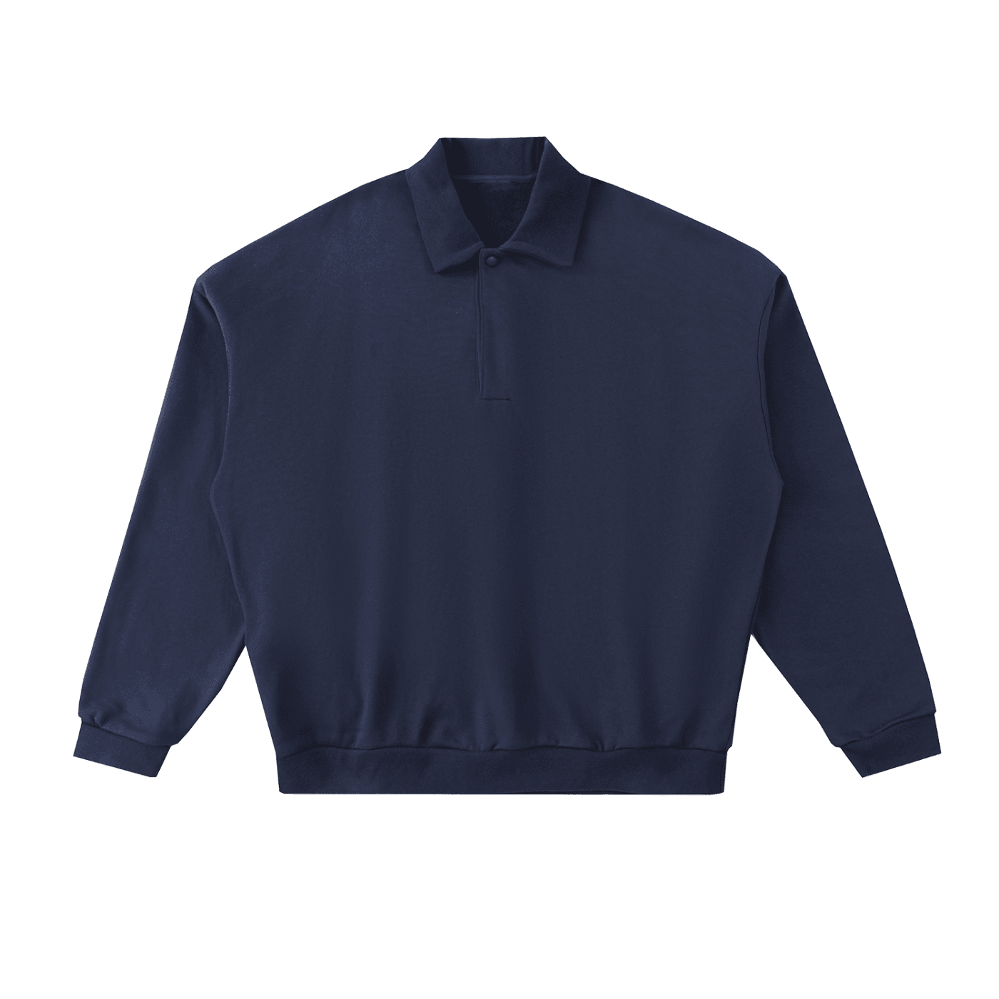NWRLD CLEAN / Heavyweight Fleece Polo Sweatshirt - NWRLD CLOTHING
