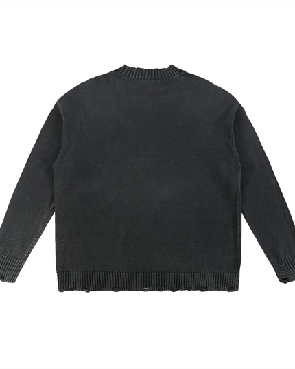 NWRLD 003 | Vintage Washed Hand-Frayed Sweater
