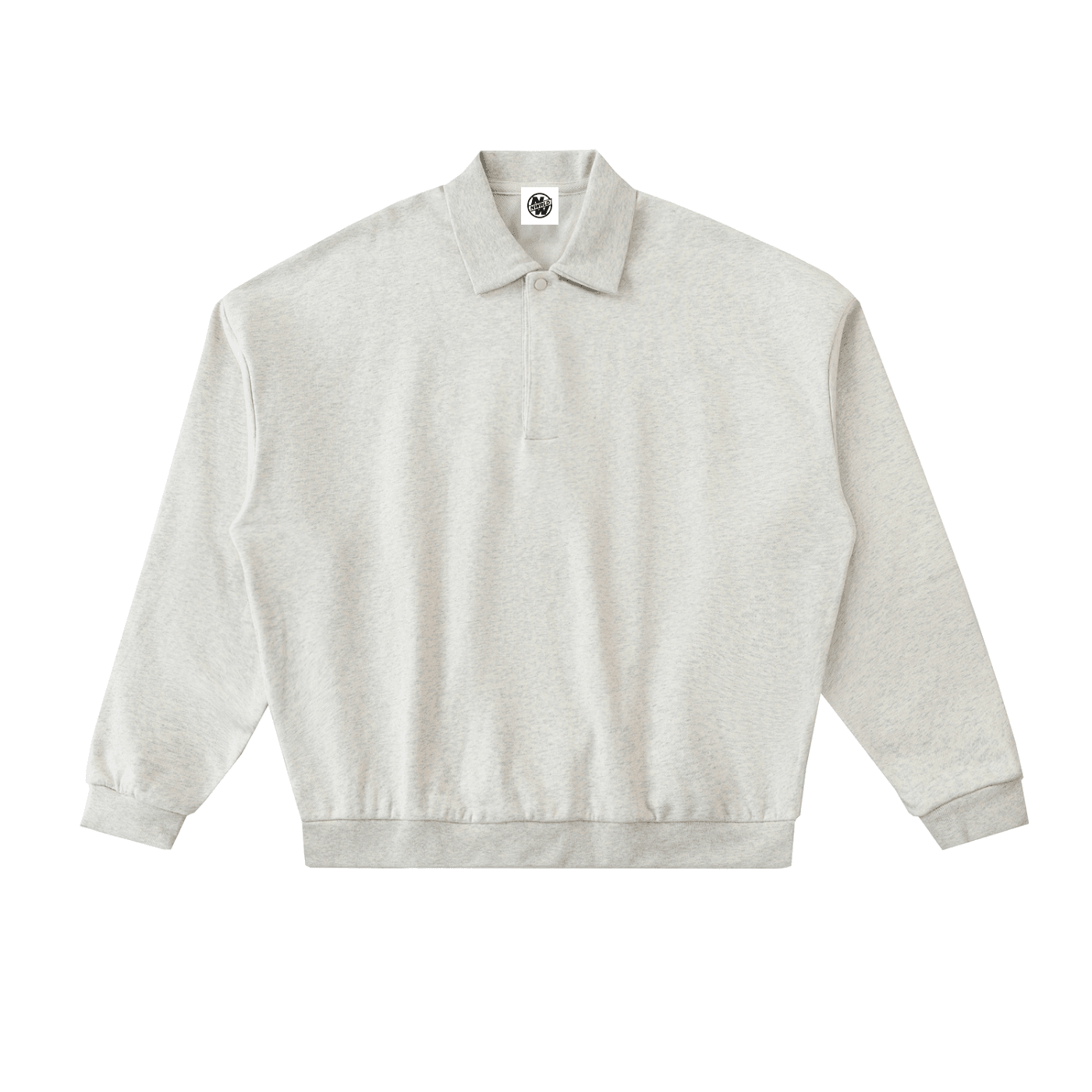 NWRLD CLEAN / Heavyweight Fleece Polo Sweatshirt - NWRLD CLOTHING