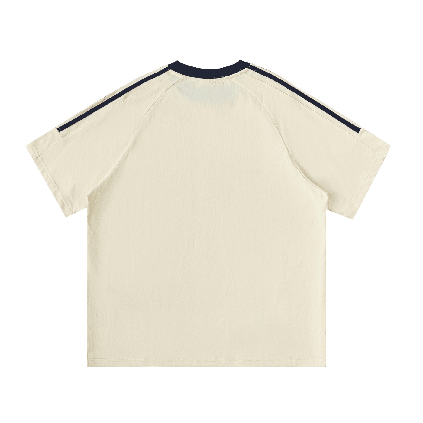 NWRLD ESSENTIALS / Contrast Tape Crewneck T-Shirt - NWRLD CLOTHING