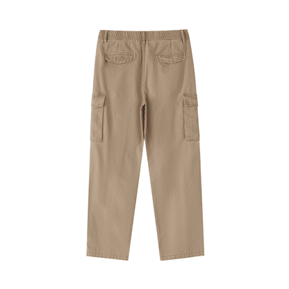 NWRLD ESSENTIALS / Elastic-Waist Cargo Pants - NWRLD CLOTHING