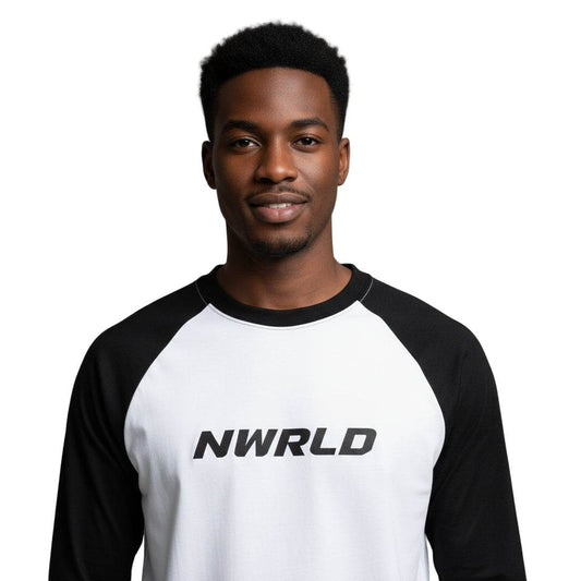 NWRLD ESSENTIALS / Color-Blocked Raglan Long-Sleeve T-Shirt - NWRLD CLOTHING