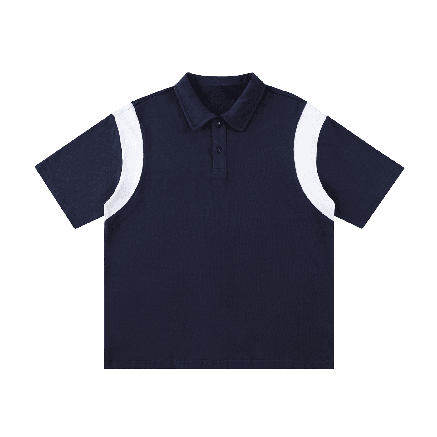 NWRLD CLEAN / Contrast Panel Polo Shirt - NWRLD CLOTHING