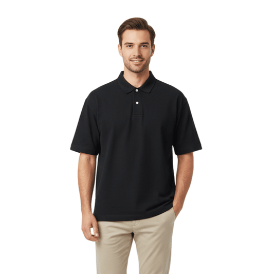 NWRLD CLEAN / Short-Sleeve Polo Shirt - NWRLD CLOTHING