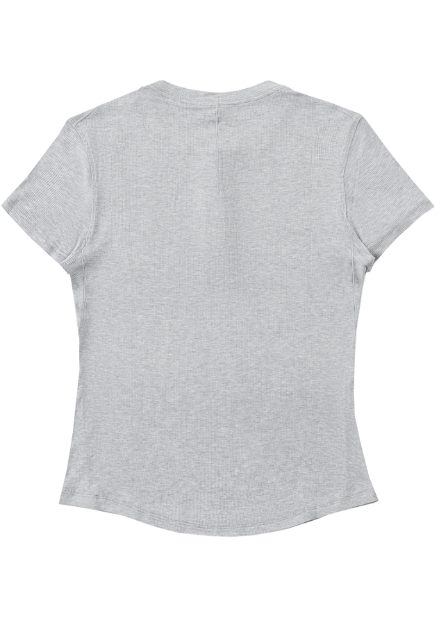 Modal Bodycon Henley Shirt