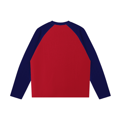 NWRLD ESSENTIALS / Color-Blocked Raglan Long-Sleeve T-Shirt - NWRLD CLOTHING
