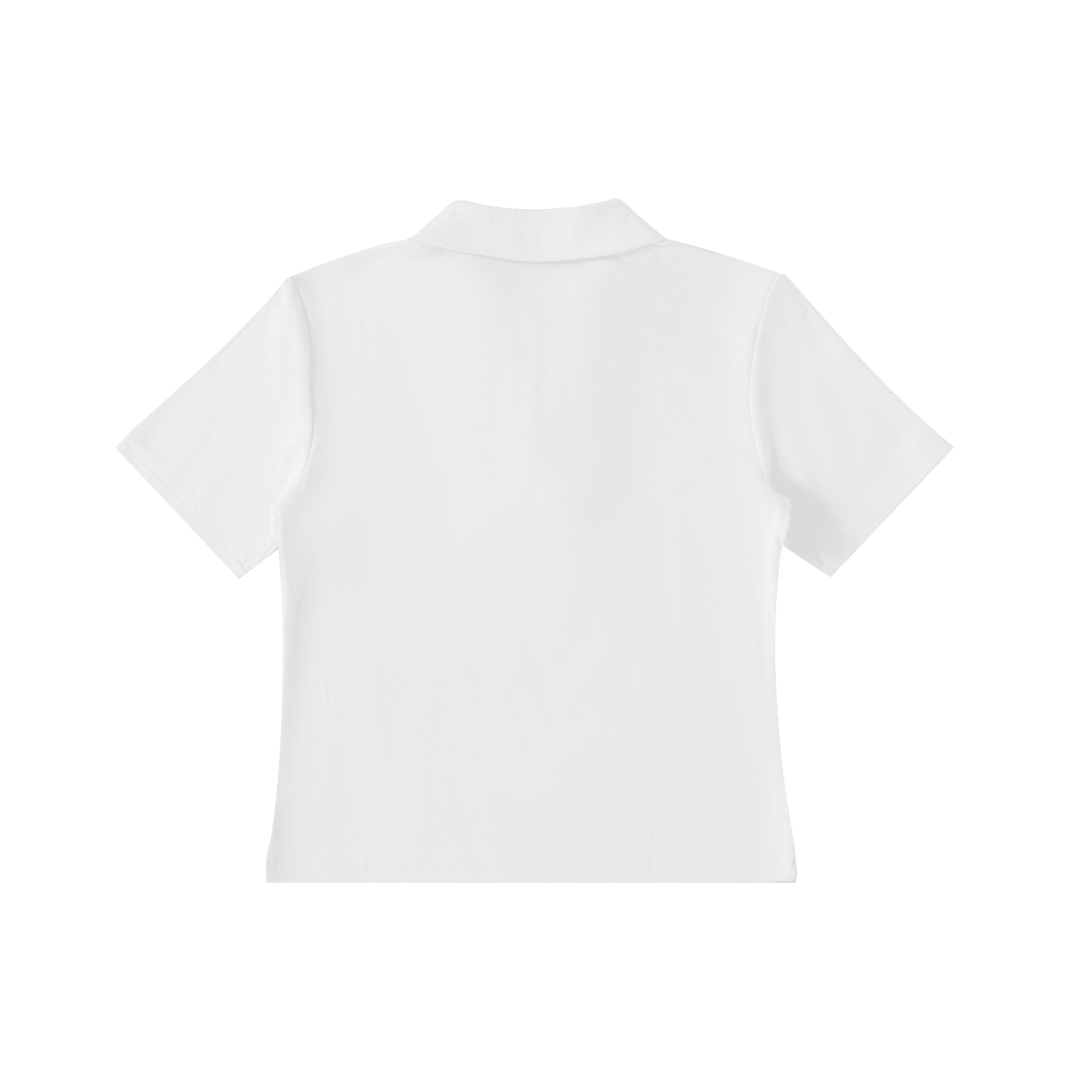 NWRLD CLEAN / Bodycon Short Sleeve Polo Shirt - NWRLD CLOTHING