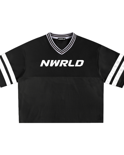 Taped Mesh Boxy T-shirt