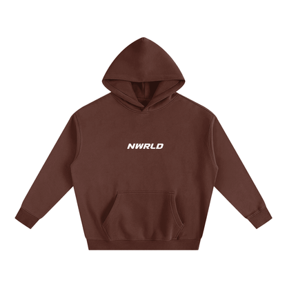 NWRLD ESSENTIALS / Oversize Fleeced Hoodie - NWRLD CLOTHING