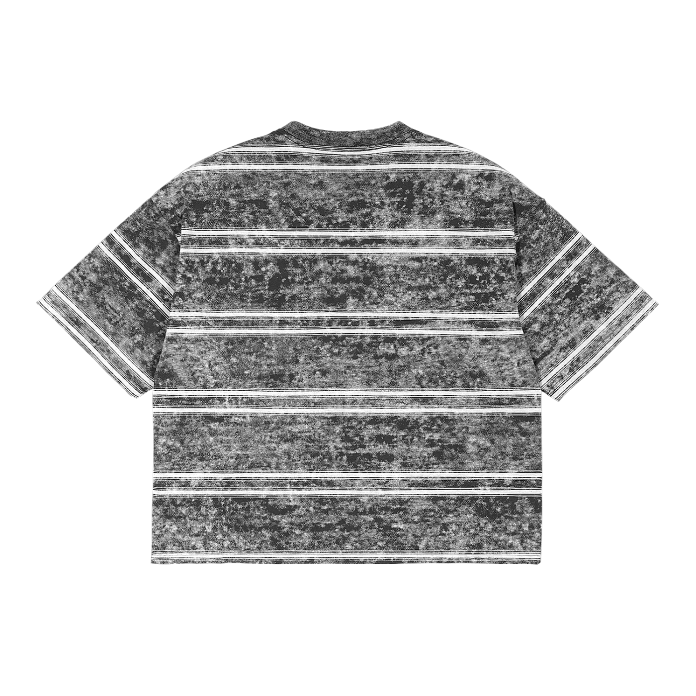 DARK MODE x METAL MANIA / Stripe Boxy T-shirt - NWRLD CLOTHING