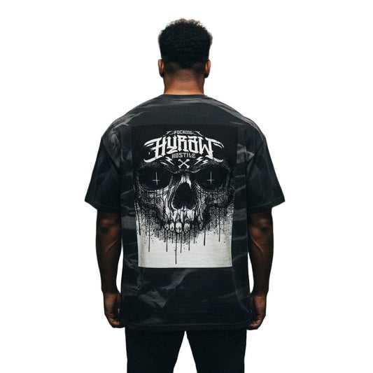 DARK MODE x METAL MANIA / Irregular Stripe T-Shirt - NWRLD CLOTHING