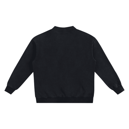 NWRLD ESSENTIALS / Snow Washed Sweat Cardigan - NWRLD CLOTHING