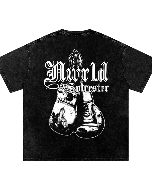 NWRLD x Sylvester | Snow Washed Oversized T-Shirt