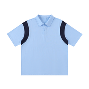 Light Blue with Navy Blue / S