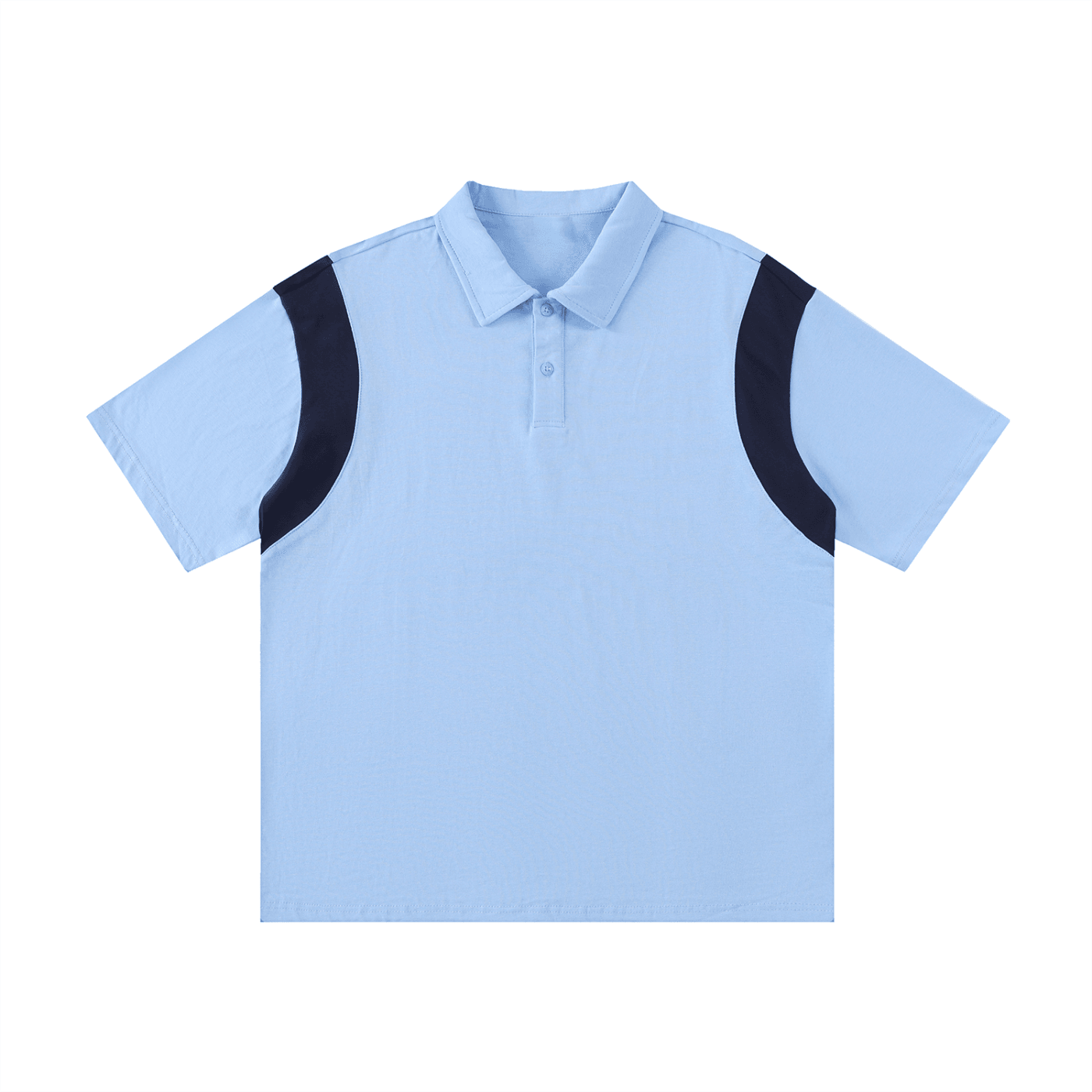 NWRLD CLEAN / Contrast Panel Polo Shirt - NWRLD CLOTHING