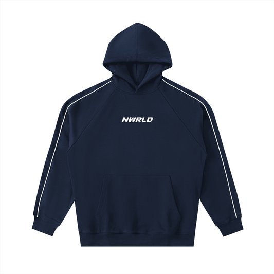 NWRLD ESSENTIALS / Contrast Piping Raglan Hoodie - NWRLD CLOTHING