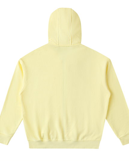 Drop-Shoulder Zip Up Hoodie