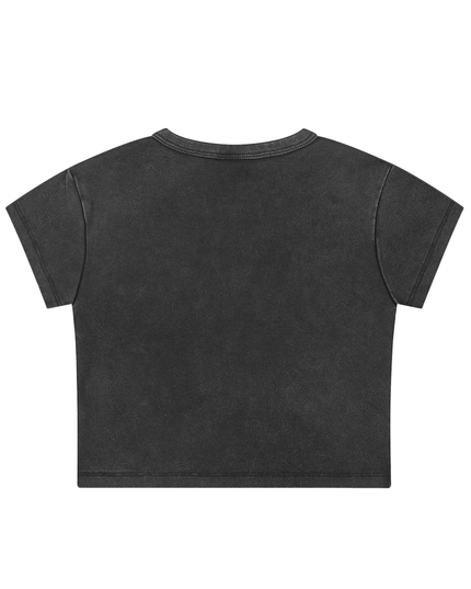 Snow Washed Crop Top