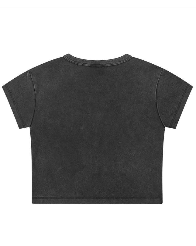 Snow Washed Crop Top