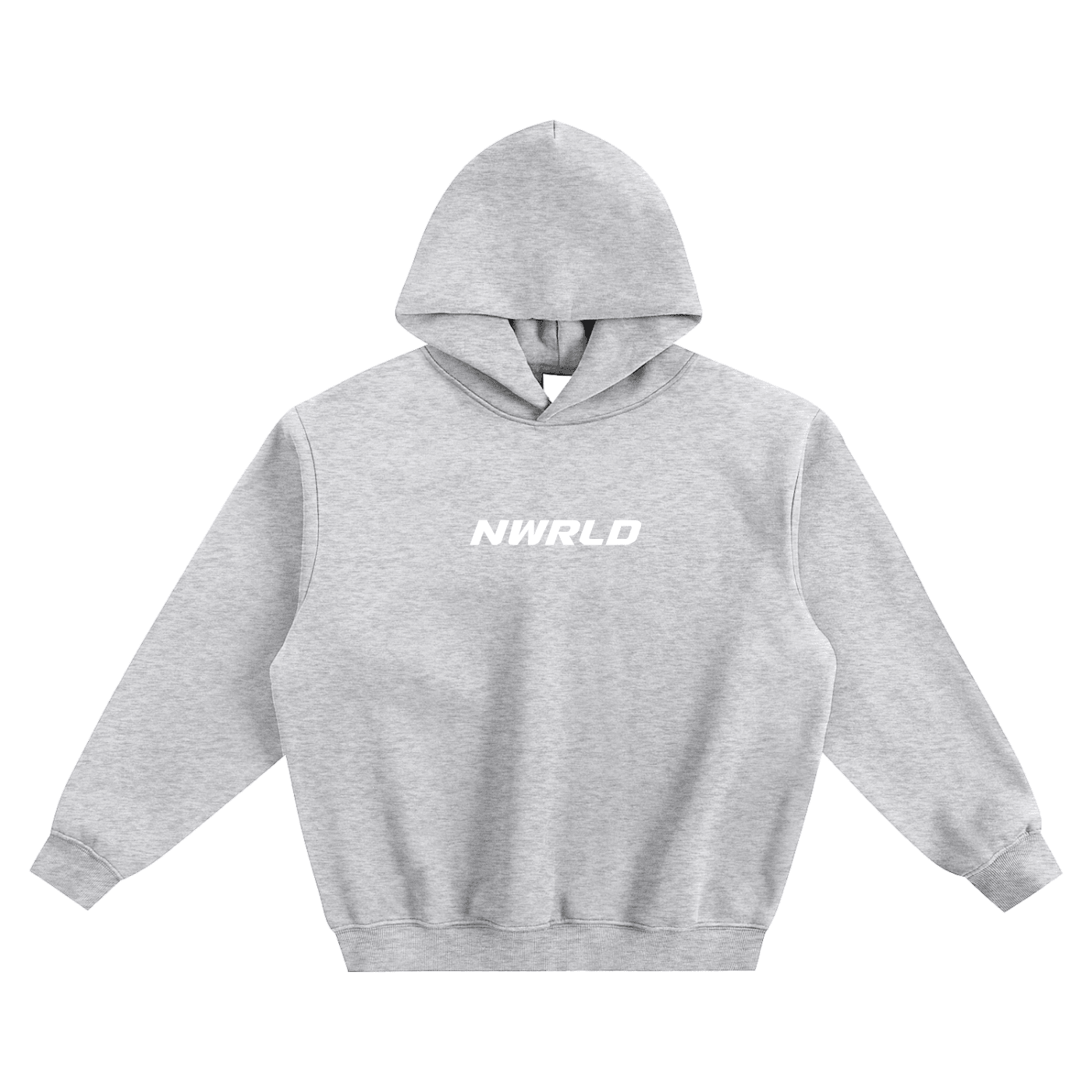 NWRLD ESSENTIALS / Fleeced Boxy Hoodie - NWRLD CLOTHING