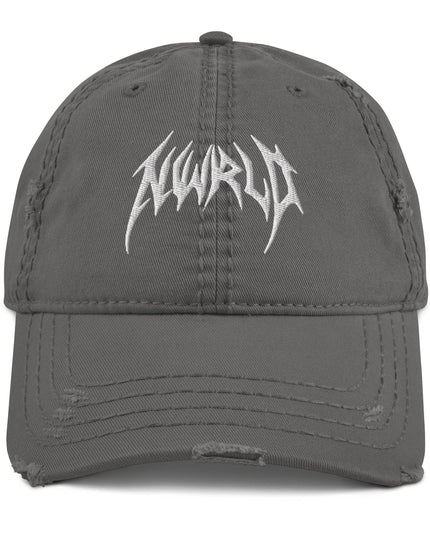 DARK MODE x METAL MANIA / Distressed Dad Hat - NWRLD CLOTHING