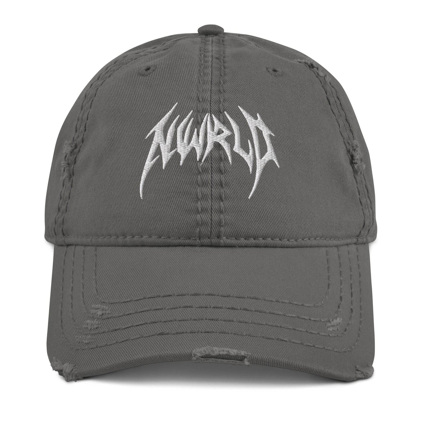 DARK MODE x METAL MANIA / Distressed Dad Hat - NWRLD CLOTHING