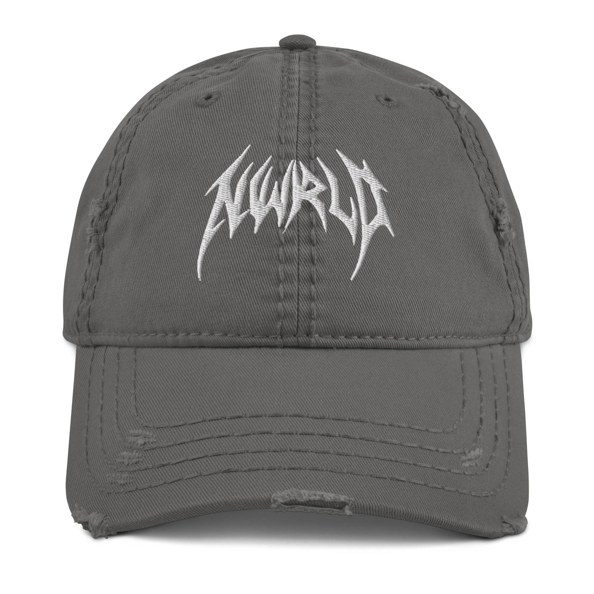 DARK MODE x METAL MANIA / Distressed Dad Hat - NWRLD CLOTHING