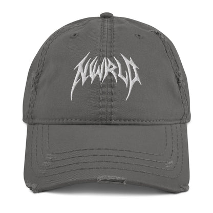 DARK MODE x METAL MANIA / Distressed Dad Hat - NWRLD CLOTHING
