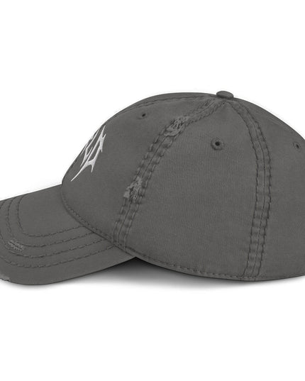DARK MODE x METAL MANIA / Distressed Dad Hat - NWRLD CLOTHING