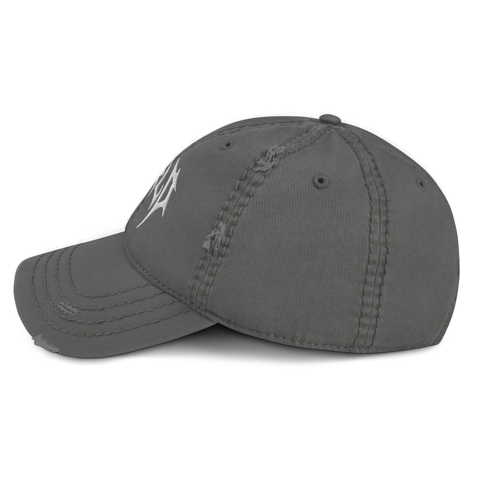 DARK MODE x METAL MANIA / Distressed Dad Hat - NWRLD CLOTHING