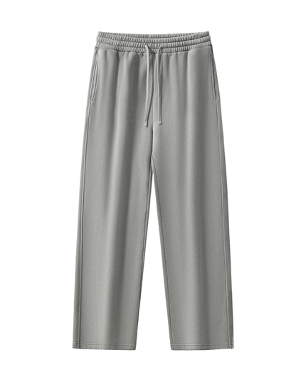 Frayed Enzyme Washed Fleece Sweatpants