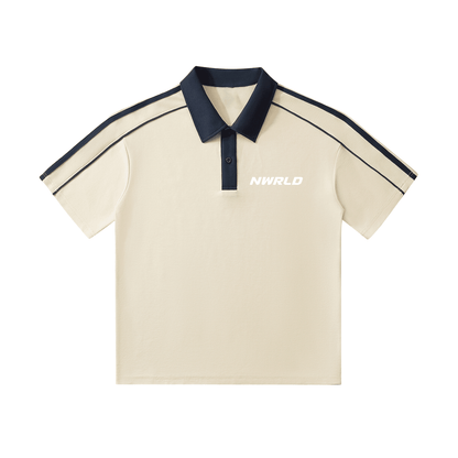 NWRLD ESSENTIALS / Short-Sleeve Polo Shirt - NWRLD CLOTHING