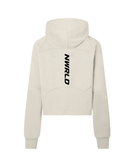 Cropped Half-Zip Hoodie
