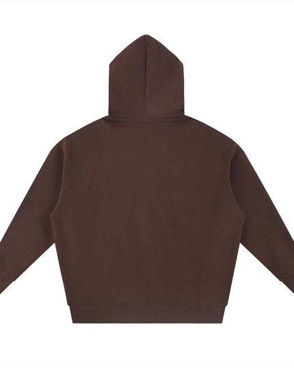 NWRLD 003 / Essential Oversized Fleece Boxy Hoodie
