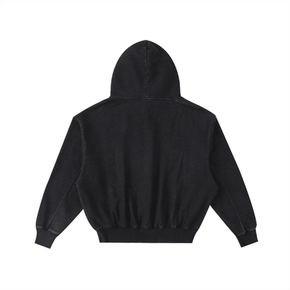 NWRLD CLEAN / Frayed Enzyme Washed Hoodie - NWRLD CLOTHING
