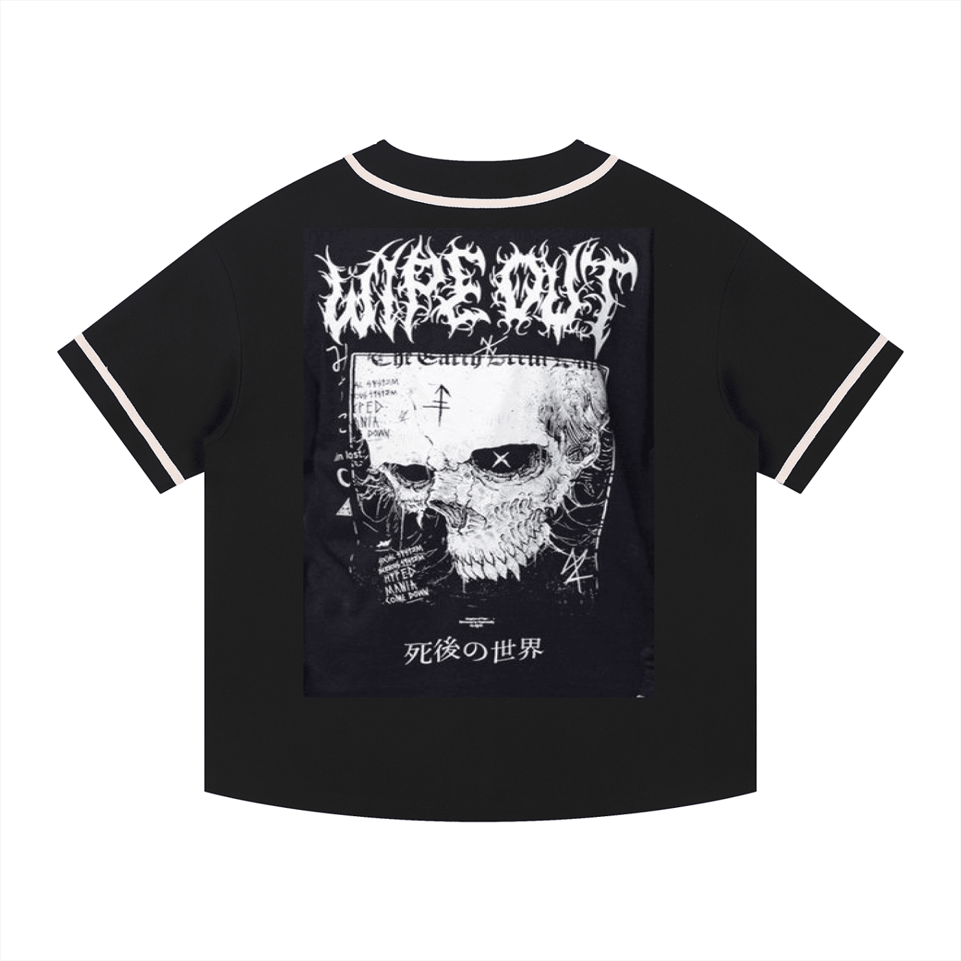 DARKMODE x METALMANIA / Button-Up Jersey - NWRLD CLOTHING
