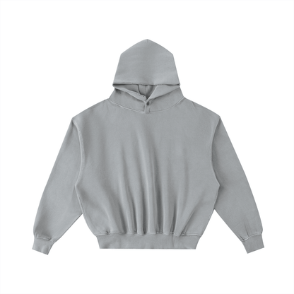 NWRLD CLEAN / Frayed Enzyme Washed Hoodie - NWRLD CLOTHING