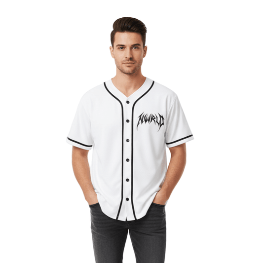 DARKMODE x METALMANIA / Button-Up Jersey - NWRLD CLOTHING