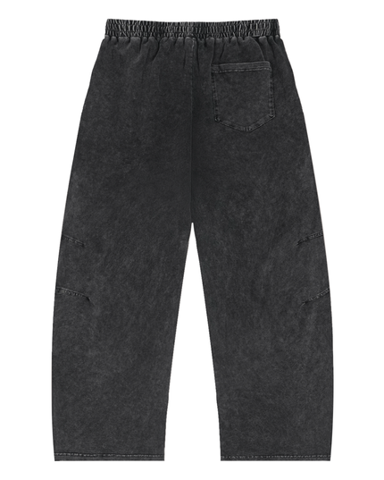 NWRLD 003 | Snow Wash Drawstring Cotton Pants