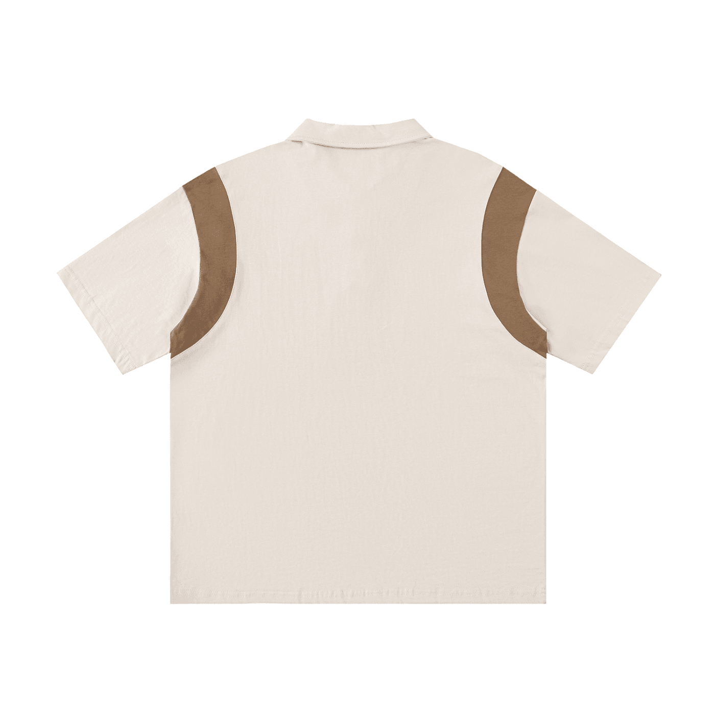 NWRLD CLEAN / Contrast Panel Polo Shirt - NWRLD CLOTHING