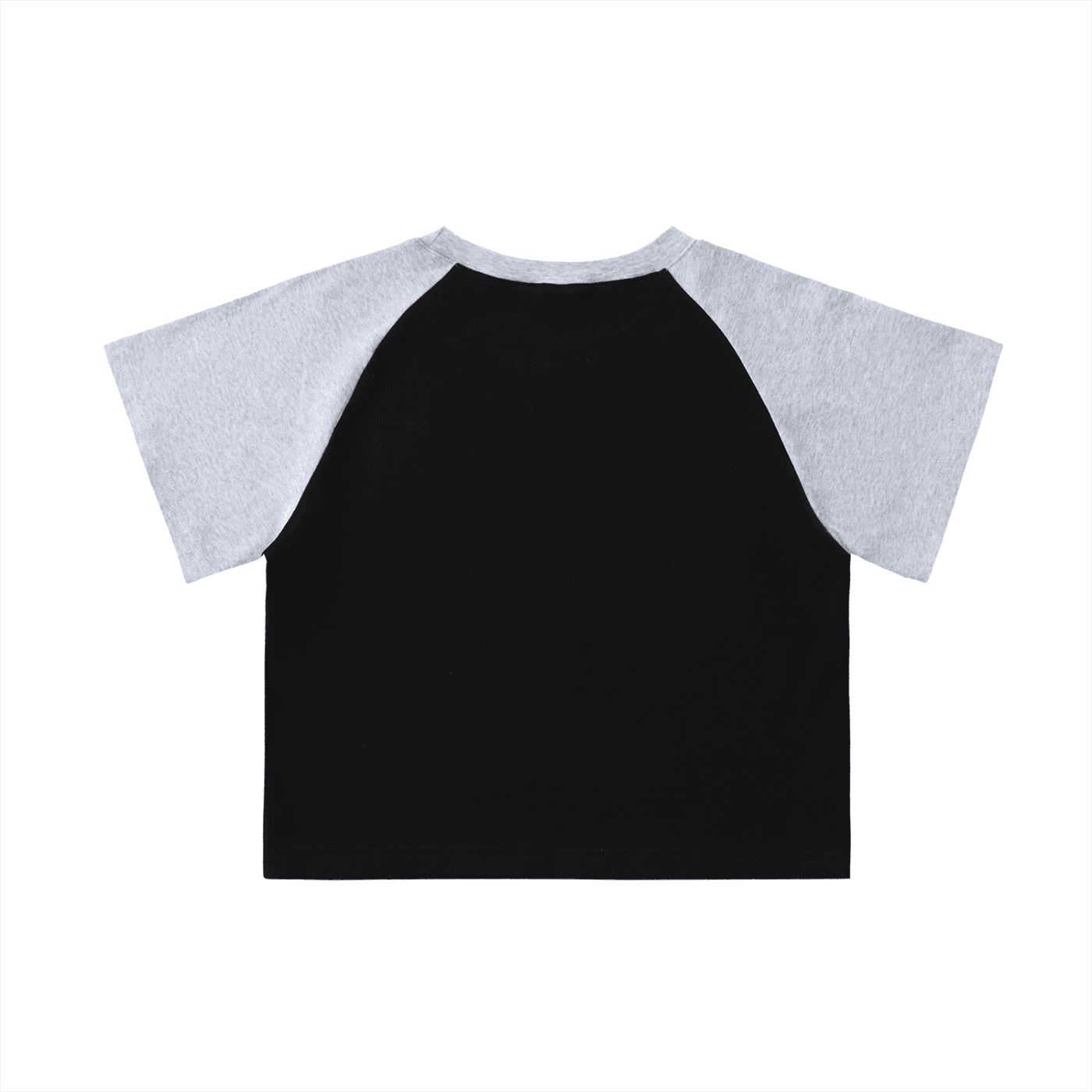 NWRLD ESSENTIALS / Color-Blocked Raglan Sleeve Crop Top - NWRLD CLOTHING
