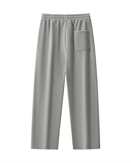 Frayed Enzyme Washed Fleece Sweatpants