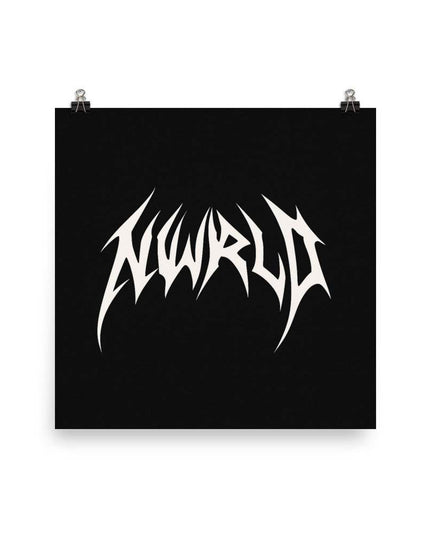 DARK MODE x METAL MANIA / Poster - NWRLD CLOTHING