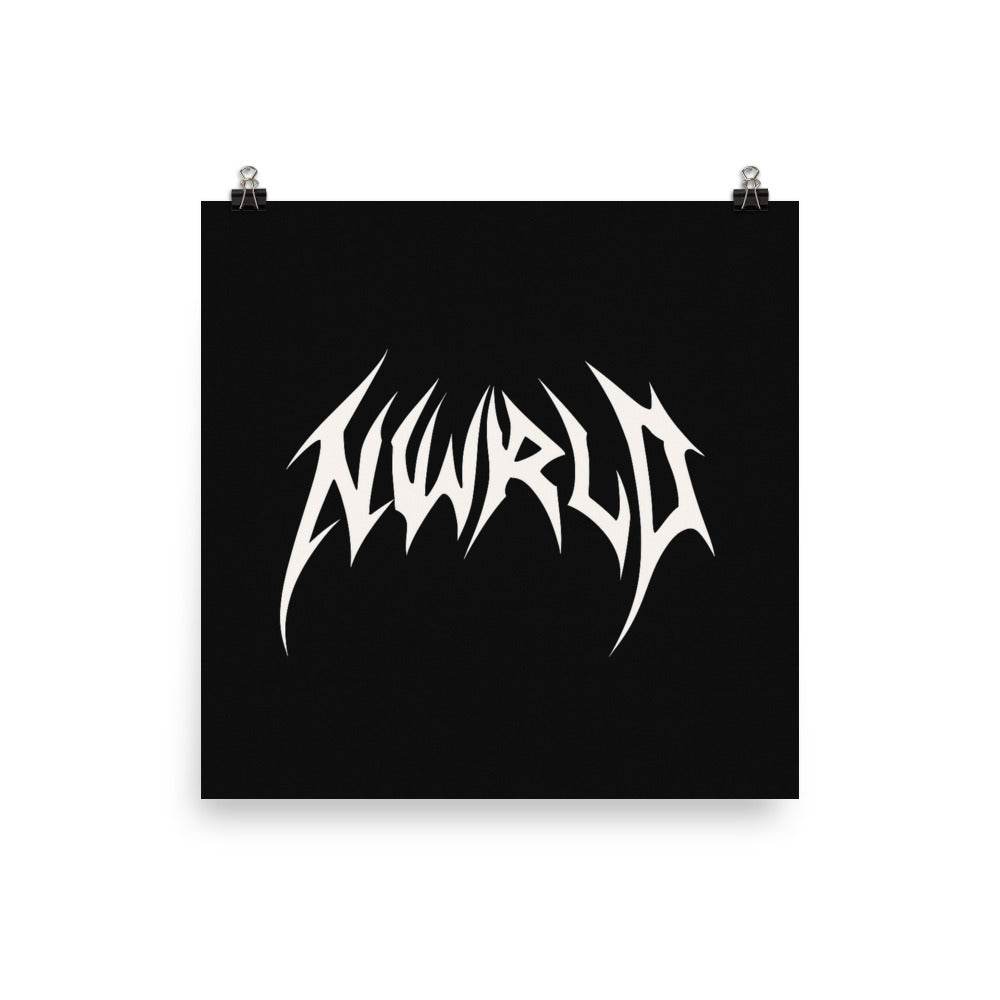 DARK MODE x METAL MANIA / Poster - NWRLD CLOTHING