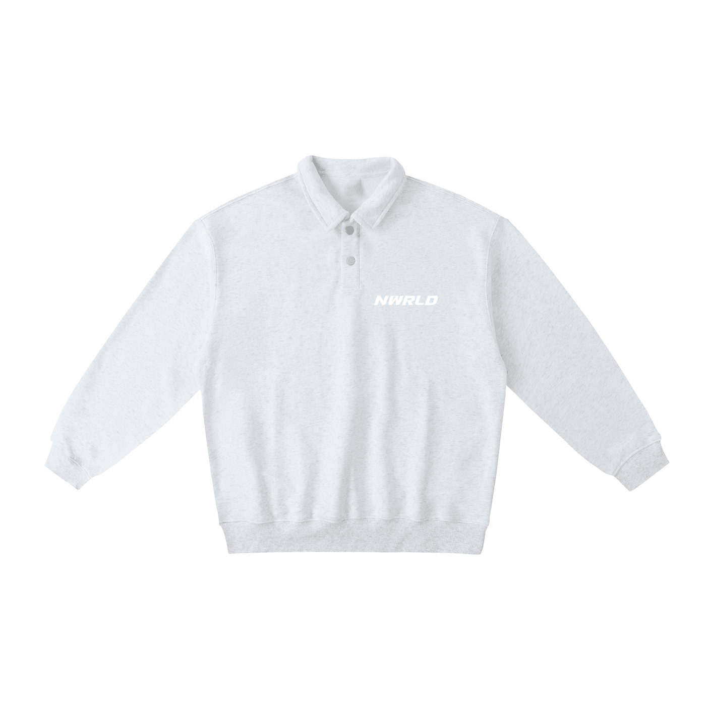 NWRLD ESSENTIALS / Polo-Collar Sweatshirt - NWRLD CLOTHING