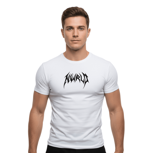 DARKMODE x METALMANIA / Performance Compression T-shirt - NWRLD CLOTHING