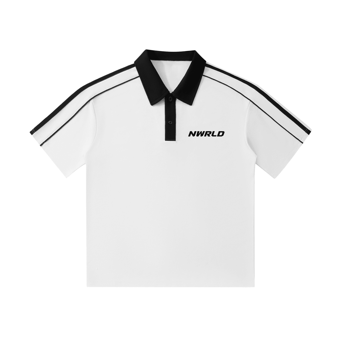 NWRLD ESSENTIALS / Contrast Collar Polo Shirt - NWRLD CLOTHING