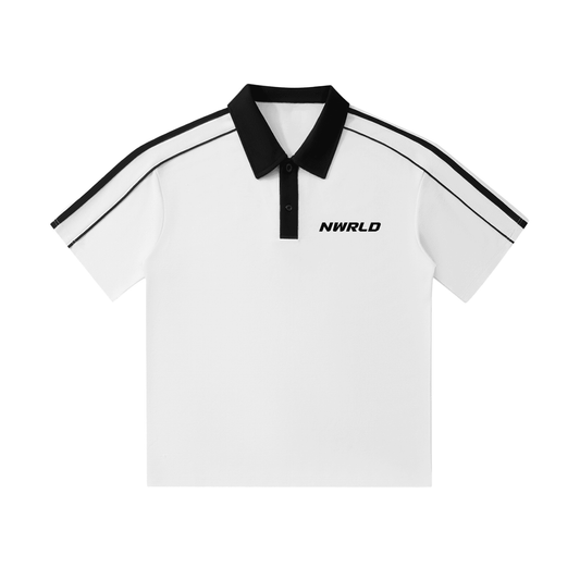 NWRLD ESSENTIALS / Contrast Collar Polo Shirt - NWRLD CLOTHING