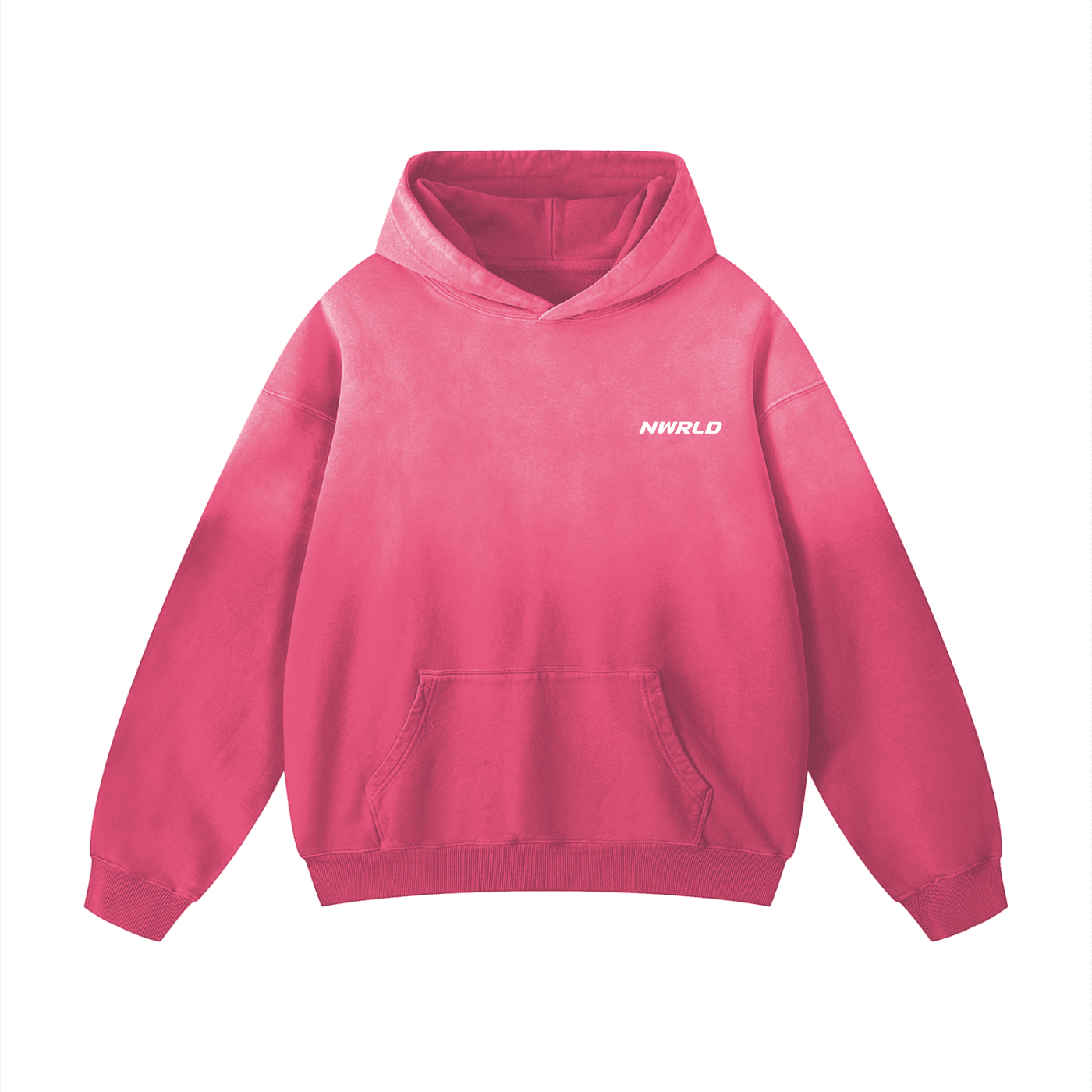 NWRLD ESSENTIALS / Heavyweight Sunfade Oversized Hoodie - NWRLD CLOTHING